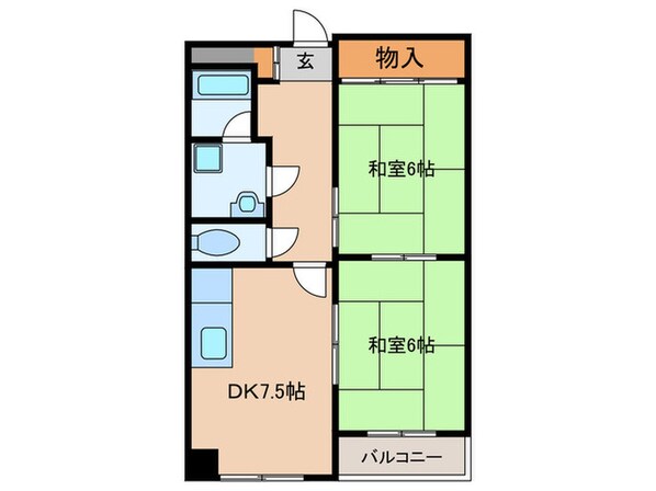 ファミ－ルカシマの物件間取画像